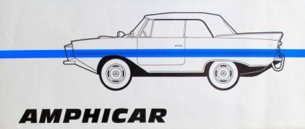 Amphicar 770 Colorsheed 1961 Carbrochure (2352)